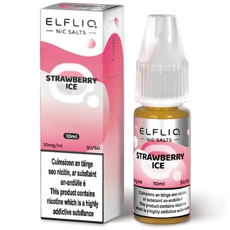 STRAWBERRY ICE - IE - ELFLIQ - 20mg LIQUID - 10 PACK