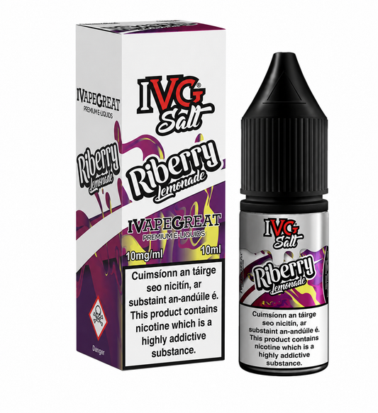 RIBERRY LEMONADE - IE - IVG SALT - 10mg LIQUID - 10 PACK