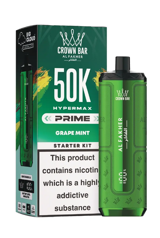 GRAPE MINT - UK - 50K - KIT - CROWN BAR - AL FAKHER -  5 Pack