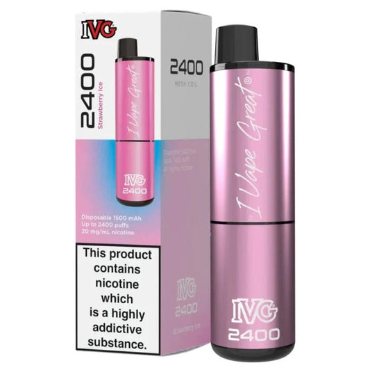 STRAWBERRY ICE IVG 2400 IE - 5 PACK