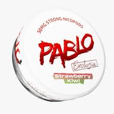 STRAWBERRY KIWI - NICOTINE POUCH - PABLO EXCLUSIVE- STRONG - 10 Pack