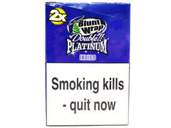 INDIGO 2x - BLUNT WRAP - DOUBLE PLATINUM - 25 Pack
