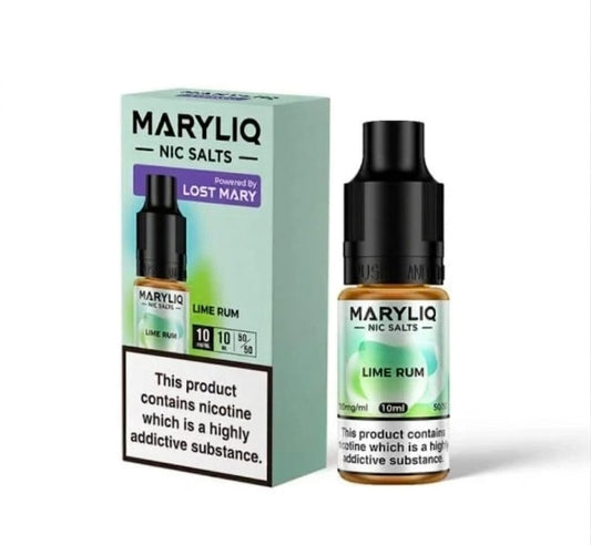 LIME RUM - UK MARYLIQ - 10mg LIQUID - 10 PACK