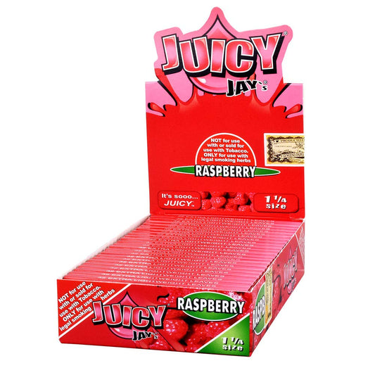RASPBERRY - HEMP PAPERS - JUICY JAY`S - 24 Pack