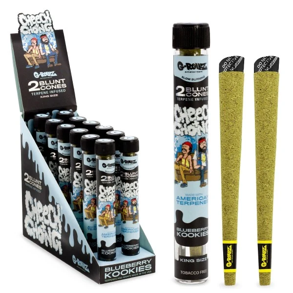 BLUEBERRY KOOKIES - 2 BLUNT CONES - G ROLLZ - 12 Pack