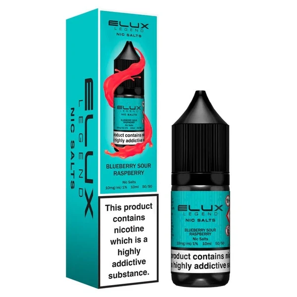 BLUEBERRY SOUR RASPBERRY -  ELUX LEGEND - 10mg LIQUID - 10 PACK