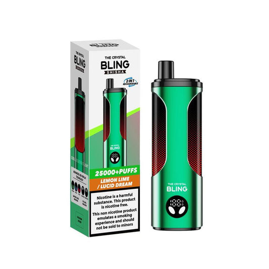 Bling Shisha 25K Big Puffs Kits - Lemon Lime / Lucid Dream