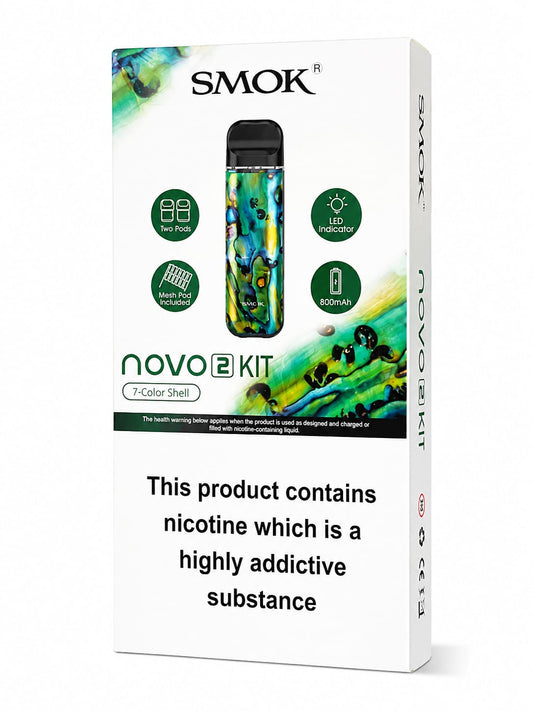 7-COLOR SHELL - NOVO 2 - SMOK - KIT - 1 PACK