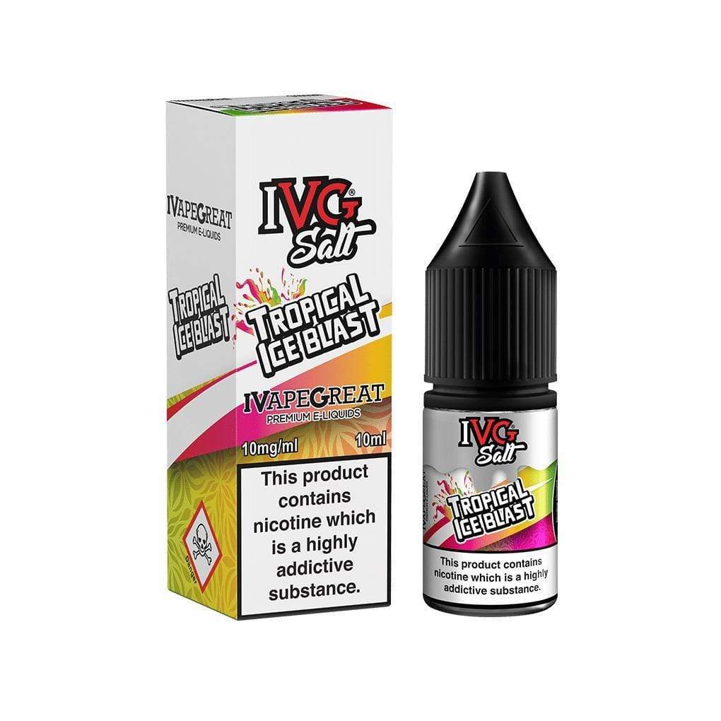 TROPICAL ICE BLAST - IE - IVG SALT - 10mg LIQUID - 10 PACK