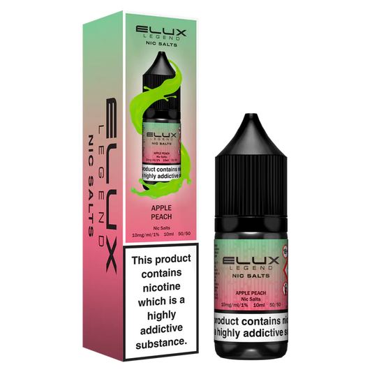APPLE PEACH -  ELUX LEGEND - 20mg LIQUID - 10 PACK