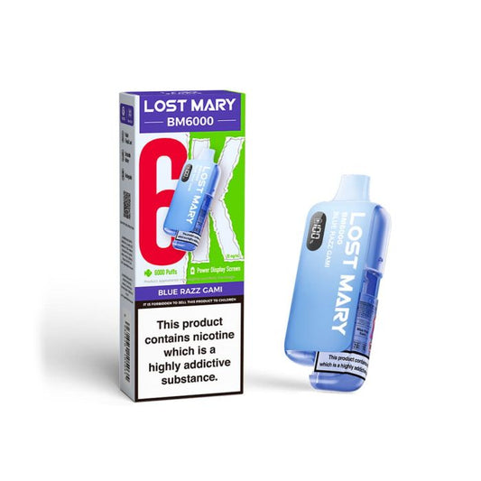Lost Mary 6K Blue razz Gami