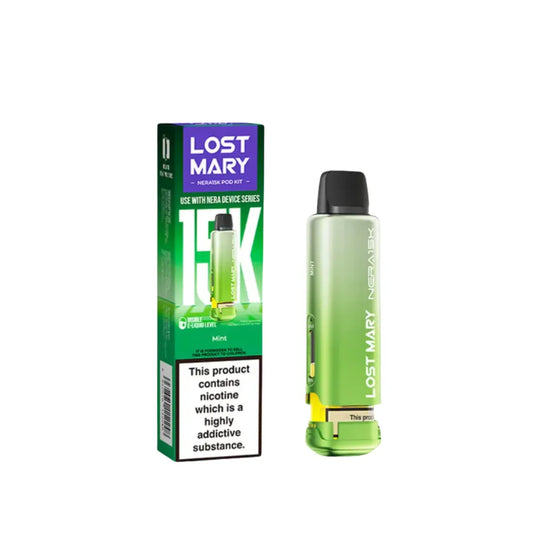 Lost Mary Nera 15K Green Edition Disposable Kit 🇮🇪 Irish