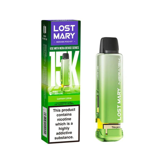 Lost Mary Nera 15K Pods Lemon lime
