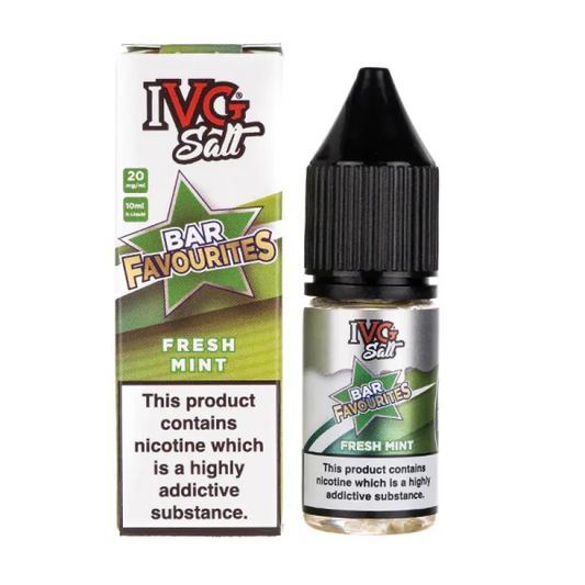 FRESH MINT - UK - IVG SALT - 20mg LIQUID - 10 PACK