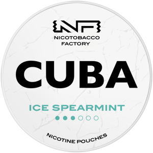 ICE SPEARMINT - 3 Dot - NICOTINE POUCH - CUBA - 10 Pack