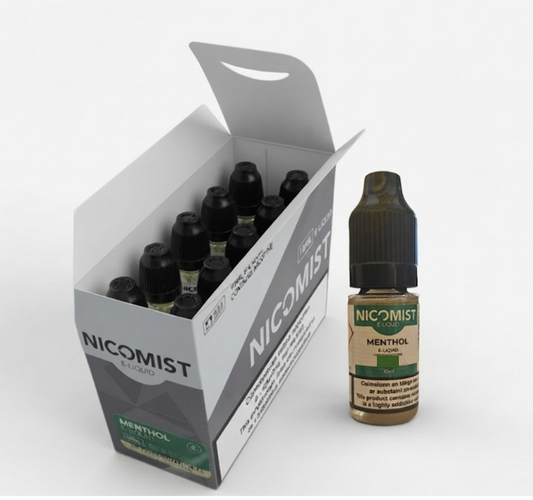 MENTHOL - IE - NICOMIST - 3mg LIQUID - 10 BOTTLES (10ml)