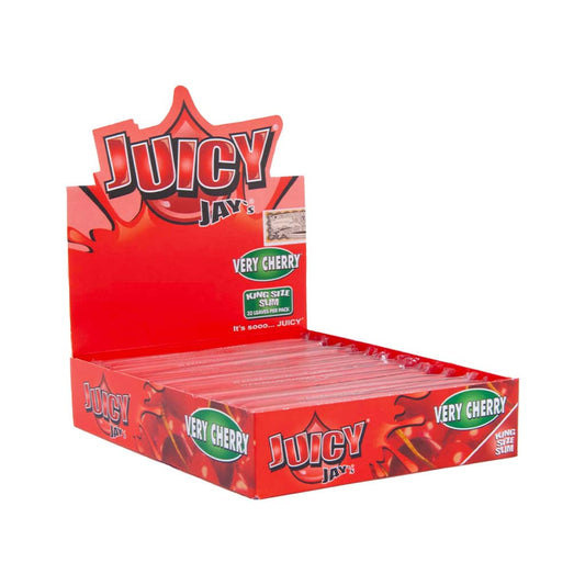 VERY CHERRY - HEMP PAPERS - JUICY JAY`S - 24 Pack