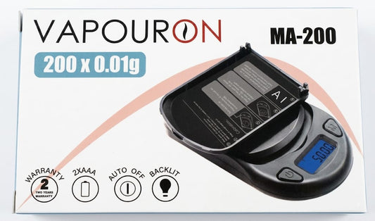 MA-200 - 200gx0.01g - PROFESSIONAL DIGITAL SCALE - VAPOURON