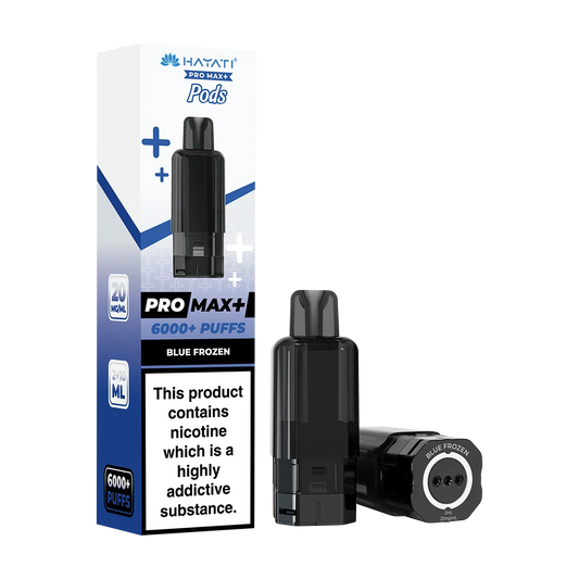 BLUE FROZEN - UK - HAYATI 6000 - POD - 5 Pack