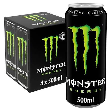 ORIGINAL - MONSTER ENERGY - 500ML - CAN - (6 x 4) Pack