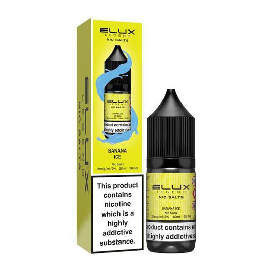 BANANA ICE -  ELUX LEGEND - 20mg LIQUID - 10 PACK