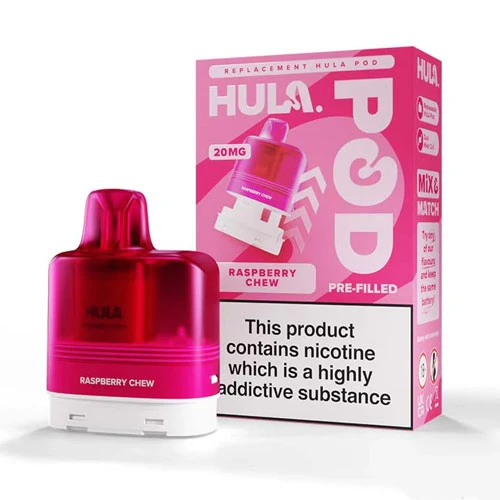 RASPBERRY CHEW - UK - HULA - POD - 10 Pack