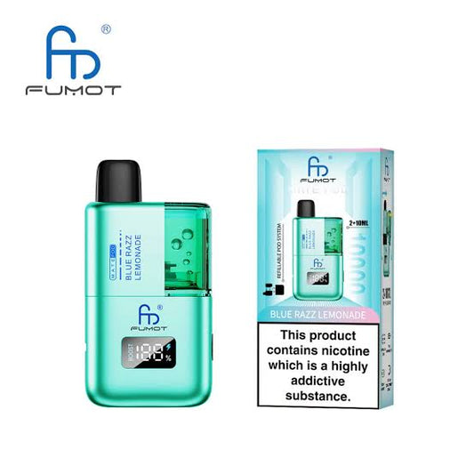 BLUE RAZZ LEMONADE - UK - FUMOT - MATE KIT-  5 Pack