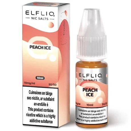 PEACH ICE - IE - ELFLIQ - 10mg LIQUID - 10 PACK