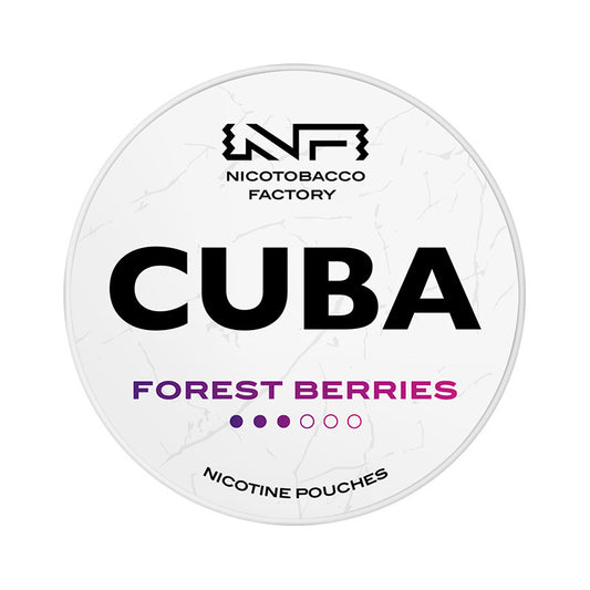 FOREST BERRIES - 3 Dot - NICOTINE POUCH - CUBA - 10 Pack