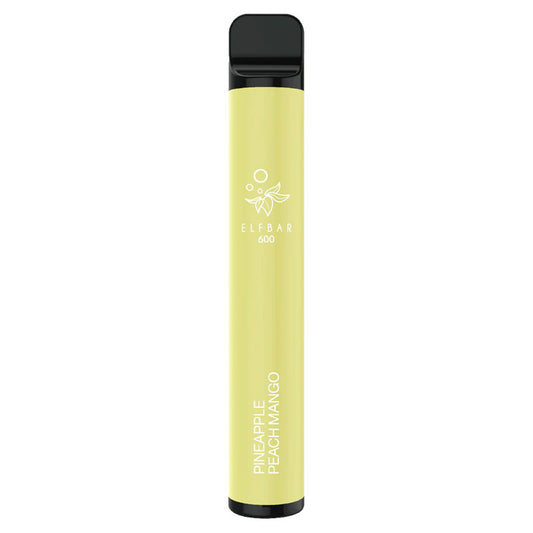 PINEAPPLE PEACH MANGO ELFBAR 600 DISPOSABLE UK - 10 Pack