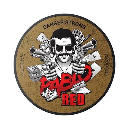 RED - NICOTINE POUCH - PABLO - DANGER STRONG - 10 Pack