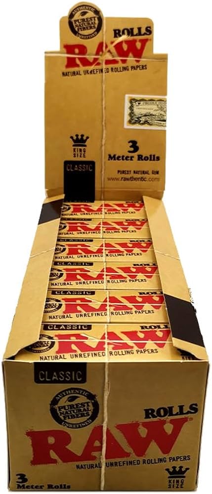 KING SIZE - ROLLS - RAW - 12 Pack