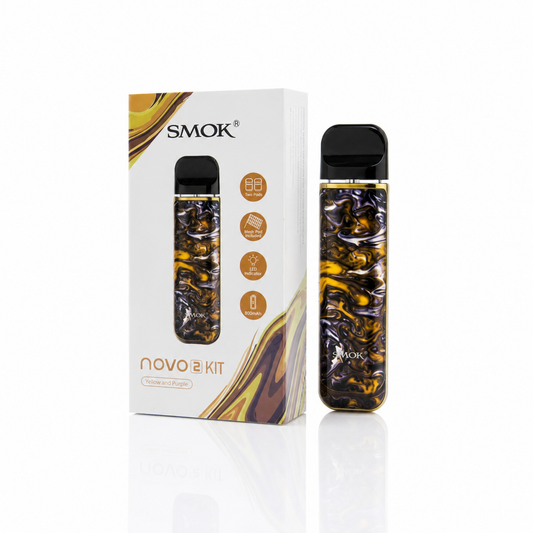 YELLOW & PURPLE - NOVO 2 - SMOK - KIT - 1 PACK