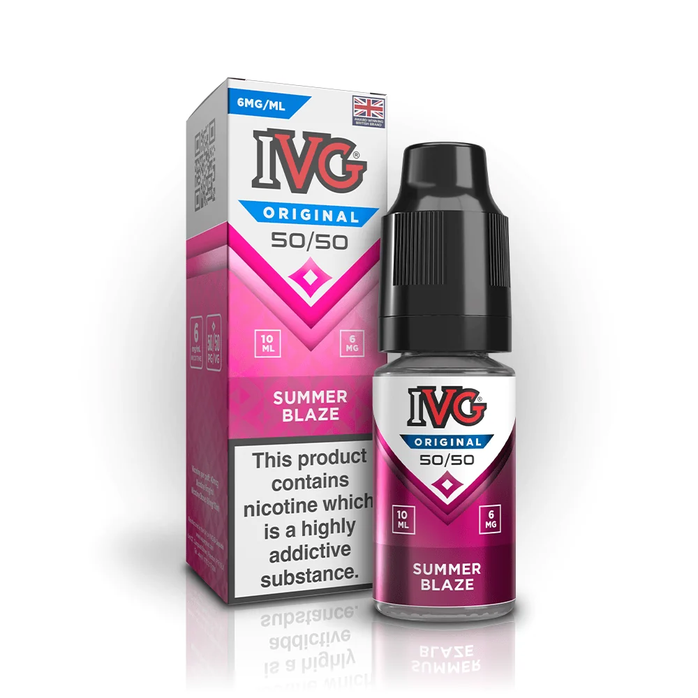 SUMMER BLAZE - UK - IVG INTENSE - 6mg LIQUID - 10 PACK