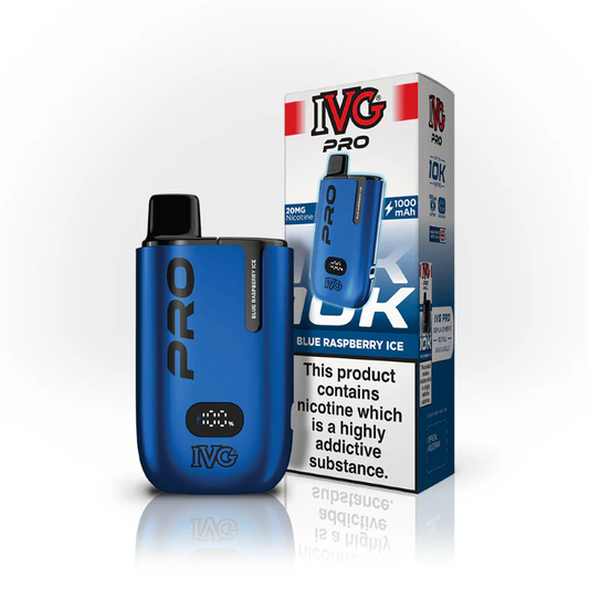 BLUE RASPBERRY ICE - UK - IVG PRO KIT - 5 Pack