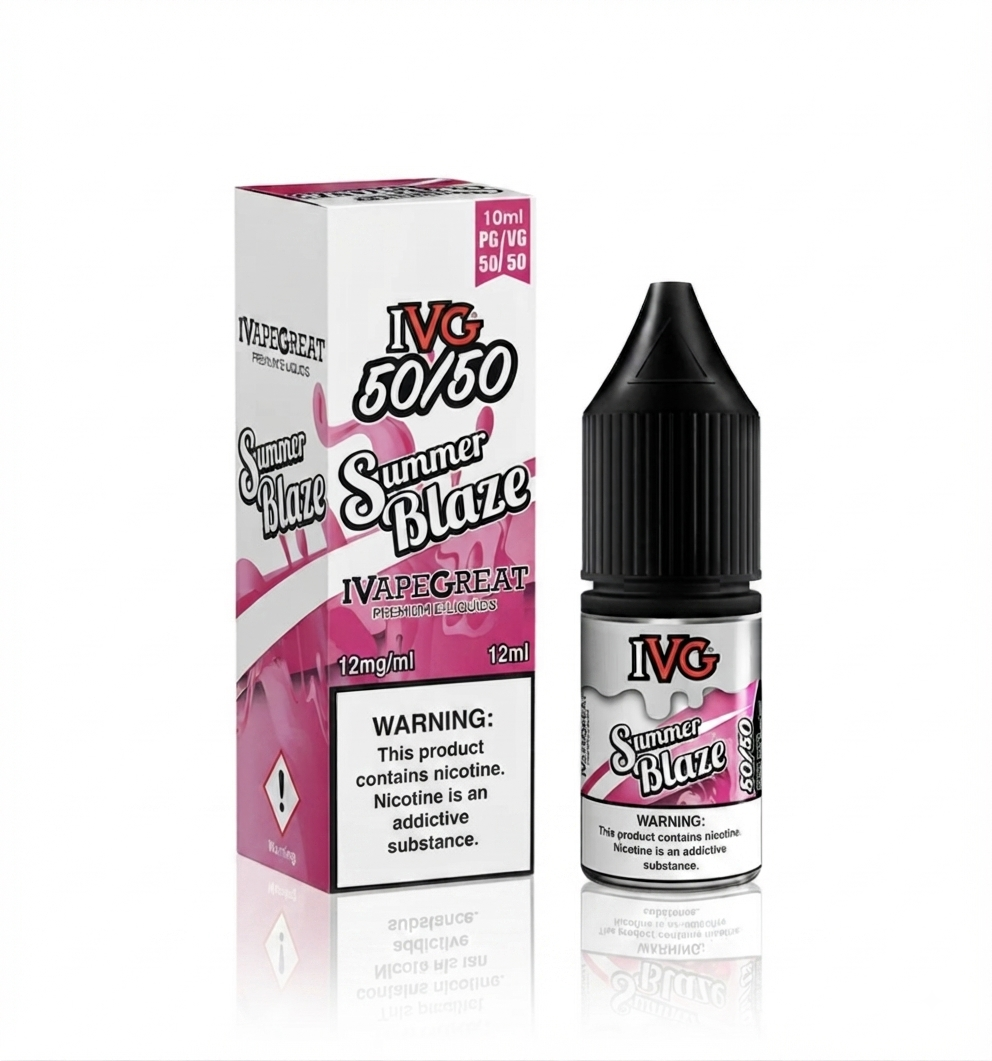 SUMMER BLAZE - IE - IVG 50/50 - 12mg LIQUID - 10 PACK