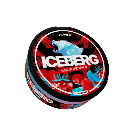 SOUR BERRIES - NICOTINE POUCH - ICEBERG - ULTRA - 10 Pack