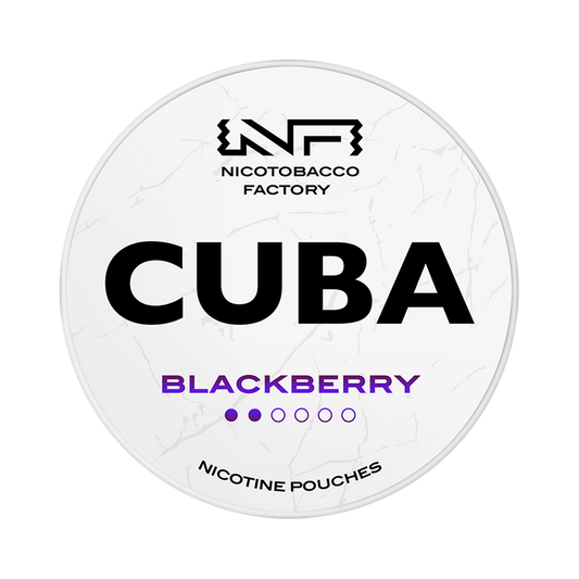BLACKBERRY- 2 Dot - NICOTINE POUCH - CUBA - 10 Pack