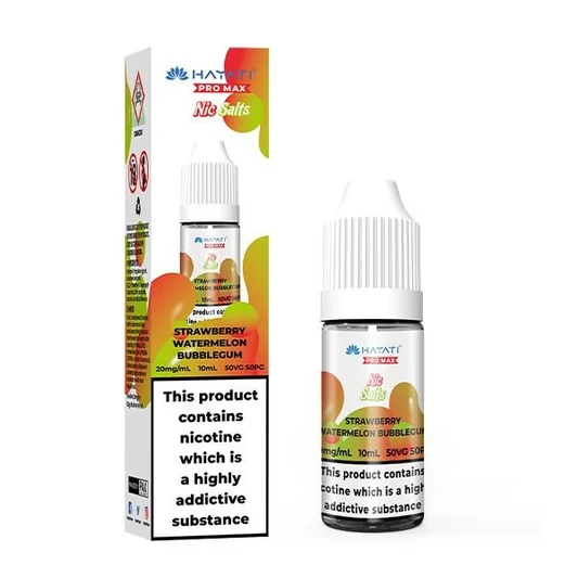 STRAWBERRY WATERMELON BUBBLEGUM - UK - HAYATI - 10mg LIQUID - 10 Pack
