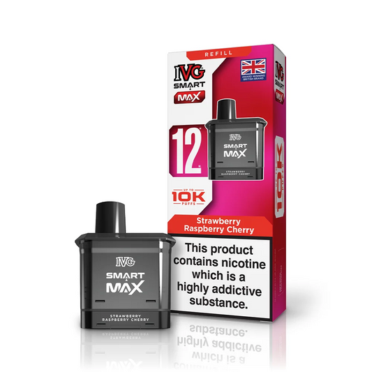 STRAWBERRY RASPBERRY CHERRY - IE - IVG SMART MAX - POD - 5 Pack