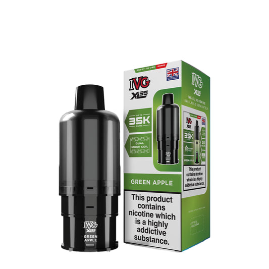 GREEN APPLE - UK - IVG XL 35K - POD - 5 Pack