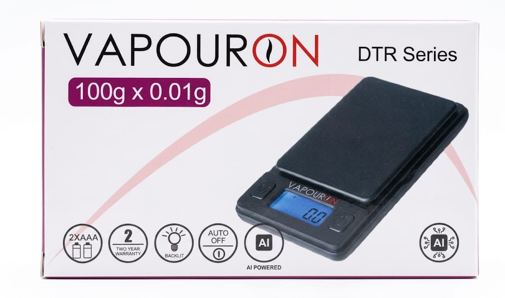 DTR SERIES - 100gx0.01g - PROFESSIONAL DIGITAL SCALE - VAPOURON
