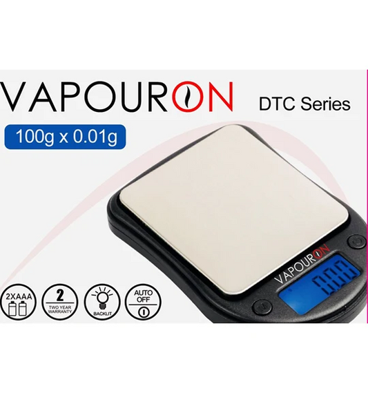 DTC SERIES - 100gx0.01g - PROFESSIONAL DIGITAL SCALE - VAPOURON