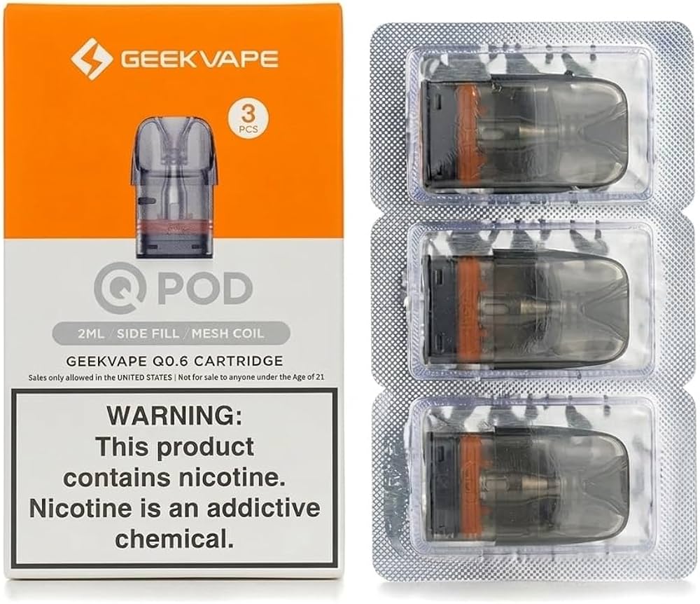 Q 0.6Ω POD - 2ML - GEEKVAPE - 1 PACK