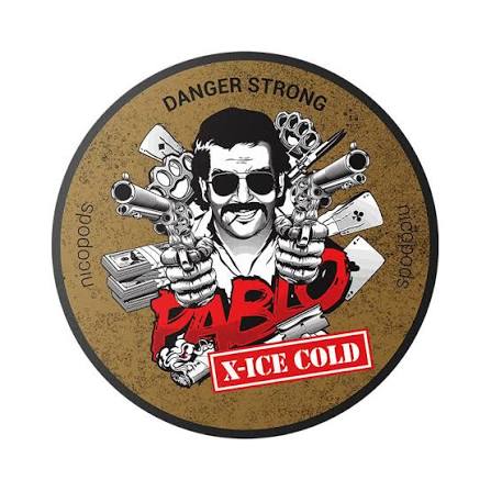 X - ICE COLD - NICOTINE POUCH - PABLO - DANGER STRONG - 10 Pack