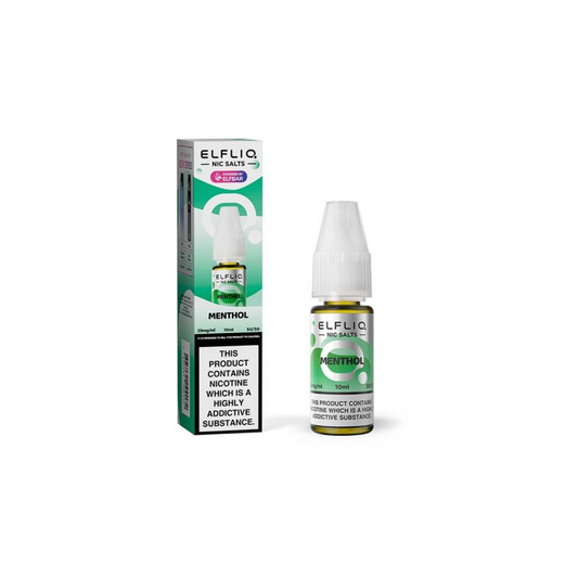 MENTHOL- UK- ELFLIQ - 20mg LIQUID - 10 PACK