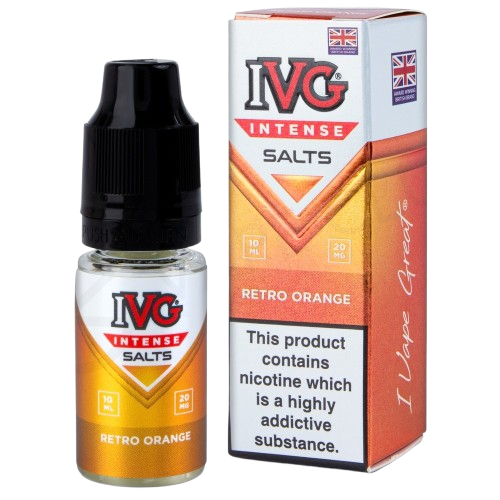 RETRO ORANGE - UK - IVG INTENSE - 20mg LIQUID - 10 PACK