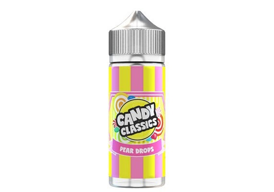 PEAR DROPS -  UK - CANDY CLASSICS -  100ml LIQUID - 1 PACK