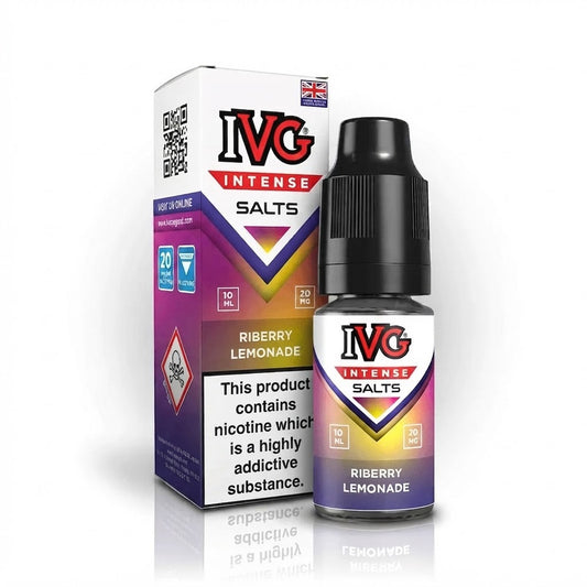 RIBERRY LEMONADE- UK - IVG INTENSE - 20mg LIQUID - 10 PACK