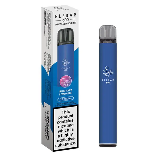BLUE RAZZ LEMONADE ELFBAR 600 DISPOSABLE UK - 10 Pack